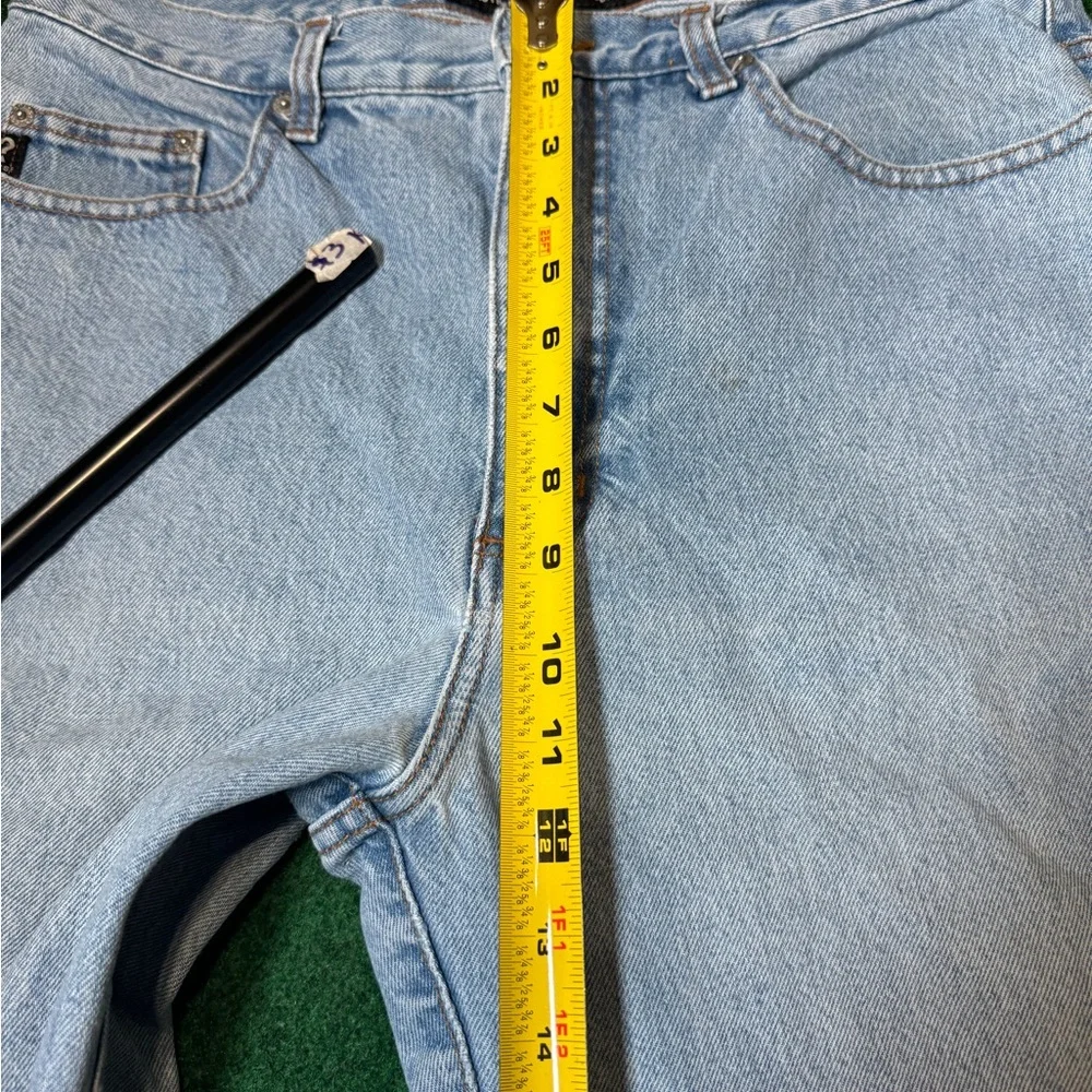 Y2k Guess Denim Light Wash Straight Leg Regular Fit Mens 34x34 Jeans